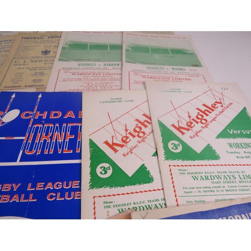 105 - 50 x 1960'S RUGBY LEAGUE PROGRAMMES