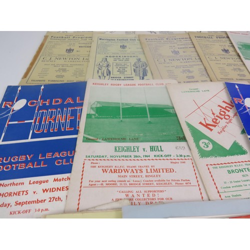 105 - 50 x 1960'S RUGBY LEAGUE PROGRAMMES