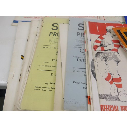 105 - 50 x 1960'S RUGBY LEAGUE PROGRAMMES