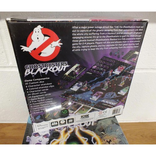 42 - Friday the 13th Horror at Camp Crystal Lake Board Game & 2 x Ghostbusters Blackout Games