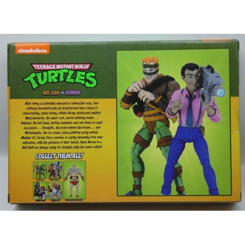 2 - Neca Rat King VS Vernon 2-Pack Teenage Mutant Ninja Turtles TMNT Figures