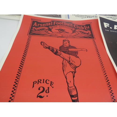 113 - 7 x REPRODUCTION FOOTBALL POSTERS