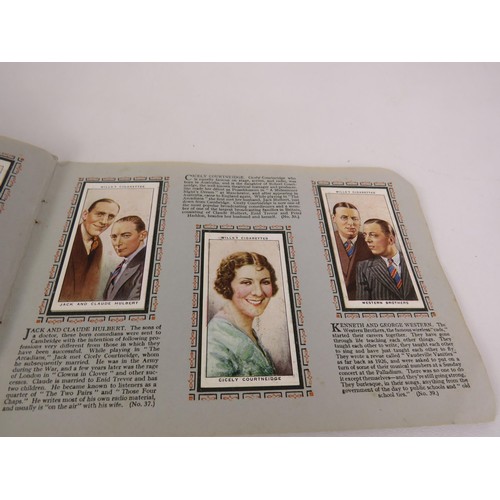 115 - 7 x ALBUMS OF CIGARETTE CARDS, FILM STARS, RADIO CELEBRITIES, DOGS etc