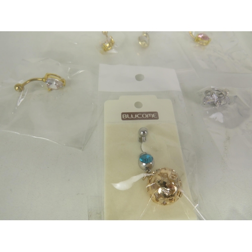 321 - 30 x NEW ASSORTED BELLY BARS