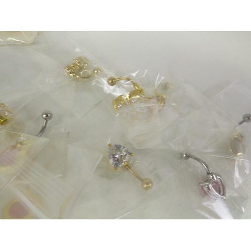 321 - 30 x NEW ASSORTED BELLY BARS