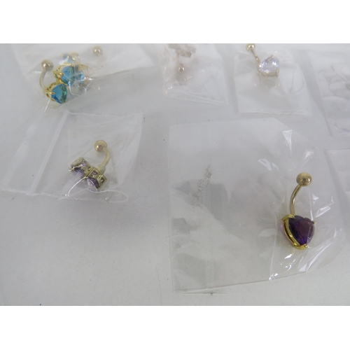 322 - 30 x NEW ASSORTED BELLY BARS