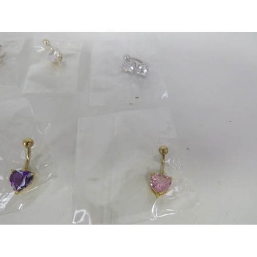 322 - 30 x NEW ASSORTED BELLY BARS