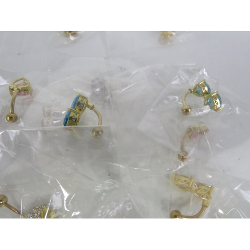 322 - 30 x NEW ASSORTED BELLY BARS