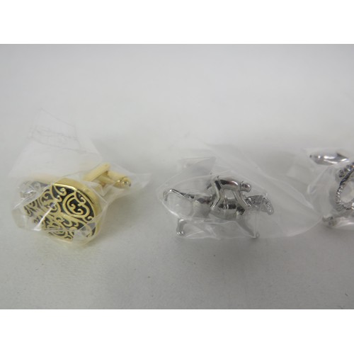 332 - 25 x PAIRS OF ASSORTED NEW CUFFLINKS