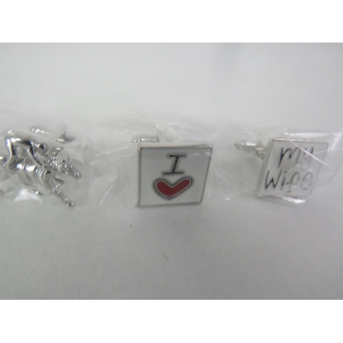 333 - 25 x PAIRS OF ASSORTED NEW CUFFLINKS