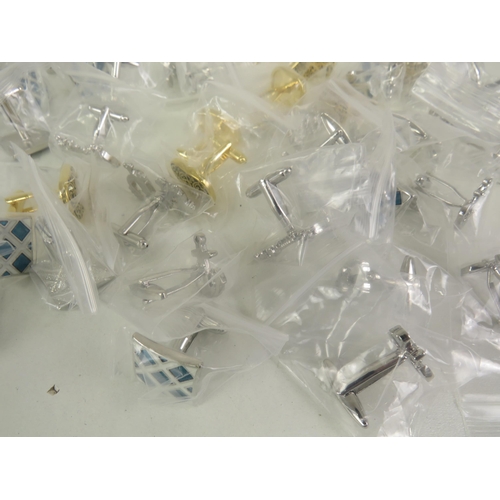 310 - 25 x PAIRS OF ASSORTED NEW CUFFLINKS