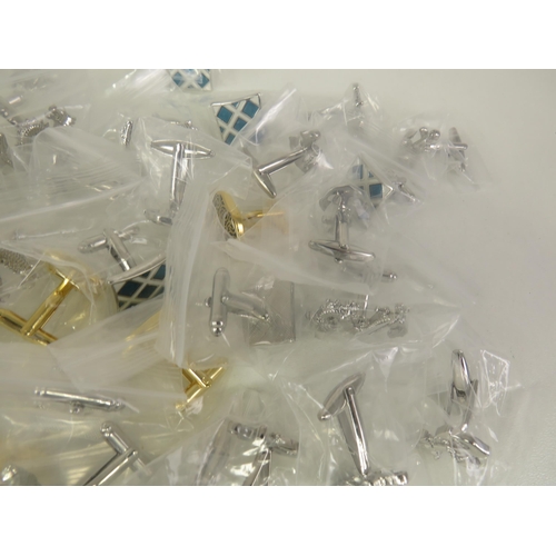 323 - 25 x PAIRS OF ASSORTED NEW CUFFLINKS