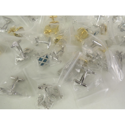 323 - 25 x PAIRS OF ASSORTED NEW CUFFLINKS