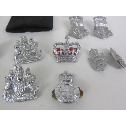 148 - BOX OF POLICE INSIGNIA