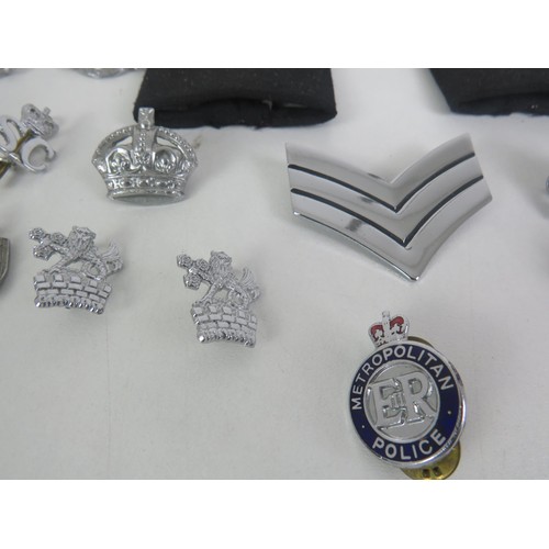 148 - BOX OF POLICE INSIGNIA