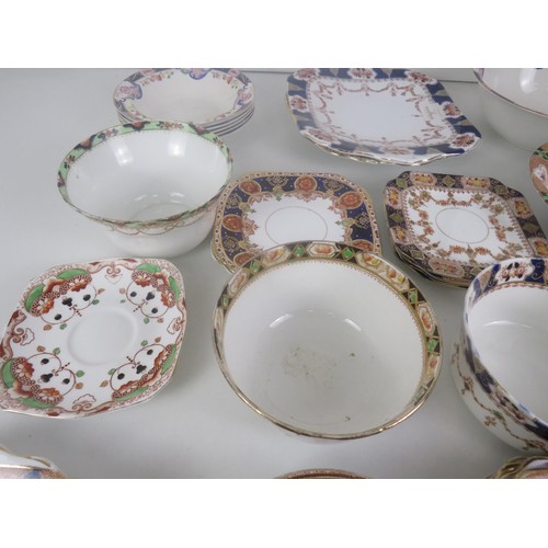 165 - ASSORTED CHINA WARE- ROYAL VALE, DUTCHESS, WINDSOR, AUERTONS, SHIELD, BRIDGEWOOD, HEATHECOTE OVER 40... 