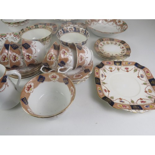 165 - ASSORTED CHINA WARE- ROYAL VALE, DUTCHESS, WINDSOR, AUERTONS, SHIELD, BRIDGEWOOD, HEATHECOTE OVER 40... 