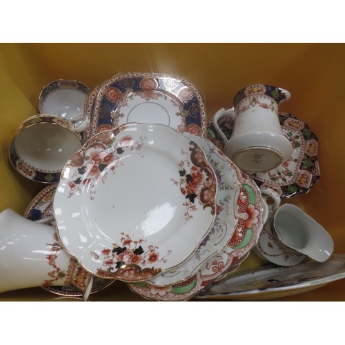 165 - ASSORTED CHINA WARE- ROYAL VALE, DUTCHESS, WINDSOR, AUERTONS, SHIELD, BRIDGEWOOD, HEATHECOTE OVER 40... 