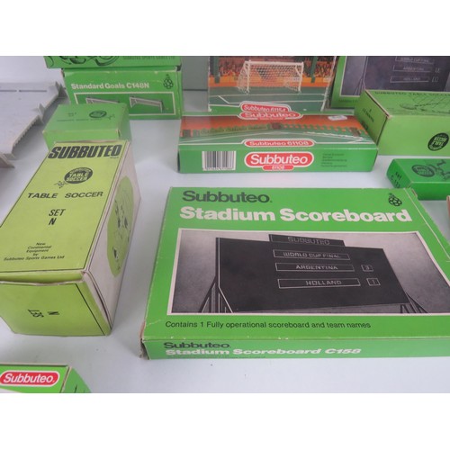 172 - BOX OF SUBBUTEO ACCESSORIES