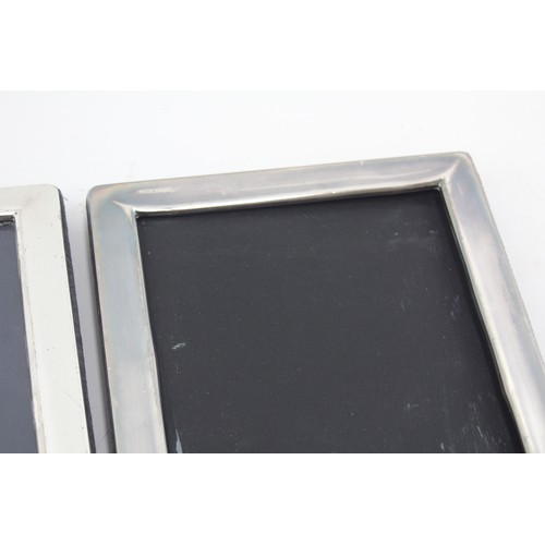 433 - 3 x Hallmarked .925 STERLING SILVER Photo Frames (765g)