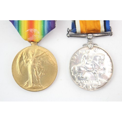 443 - WW1 Medal Pair & Original Ribbons Named 99286 Pte E. Gossop DLI