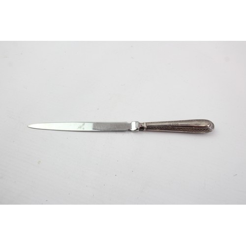 449 - Hallmarked 1985 Sheffield STERLING SILVER Handled Letter Opener (25g)