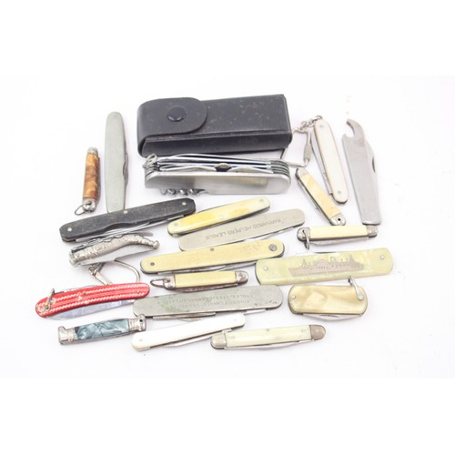 461 - 20 x Vintage Assorted Small Pocket KNIVES Inc Smokers Knives, Pen Knives Etc