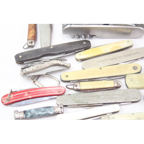 461 - 20 x Vintage Assorted Small Pocket KNIVES Inc Smokers Knives, Pen Knives Etc