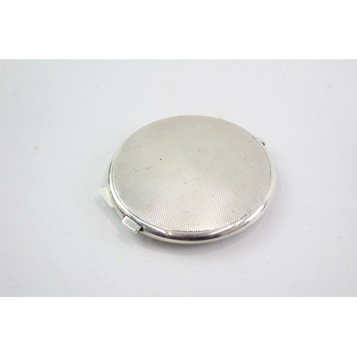 481 - Vintage Hallmarked 1951 Birmingham STERLING SILVER Ladies Vanity Compact (100g)