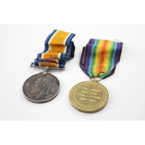 511 - WW1 Medal Pair & Original Ribbons Named 17362 Cpl W. May Royal Lancs Regt