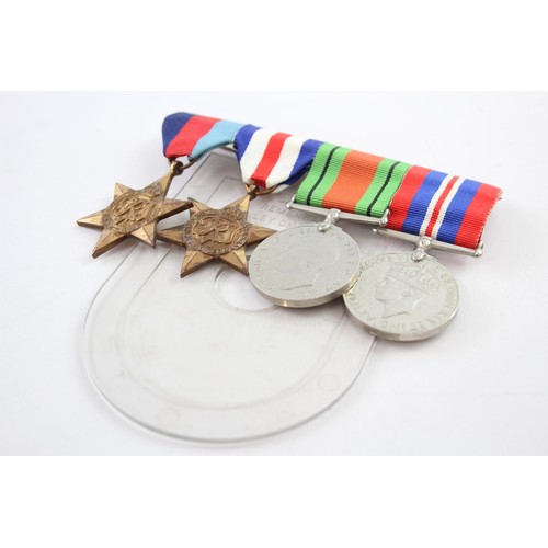 525 - Mounted WW2 Medal Group Inc France & Germany Star