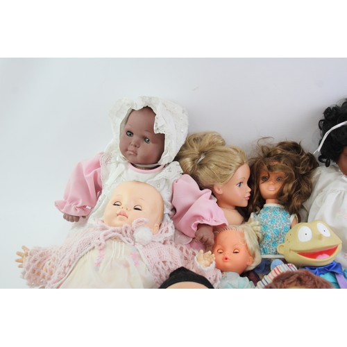 544 - 10 x Assorted Play DOLLS Inc Chad Valley Designafriend, Baby Annabelle, Baby Etc