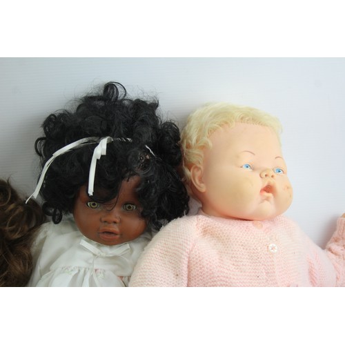 544 - 10 x Assorted Play DOLLS Inc Chad Valley Designafriend, Baby Annabelle, Baby Etc