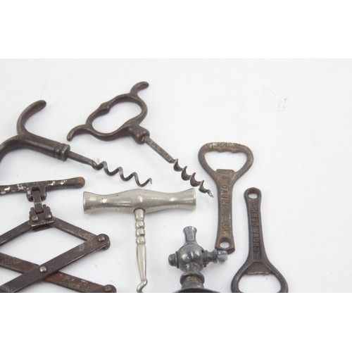 564 - 13 x Assorted Antique/Vintage BREWERIANA Inc Corkscrews & Bottle Openers