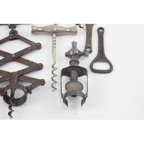 564 - 13 x Assorted Antique/Vintage BREWERIANA Inc Corkscrews & Bottle Openers