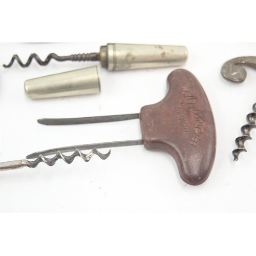 566 - 6 x Vintage BREWERIANA Inc Abalone Fish Bottle Opener, Cork Extractor & Screws