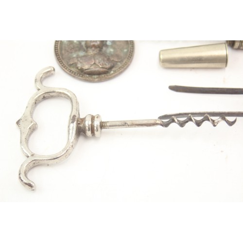 566 - 6 x Vintage BREWERIANA Inc Abalone Fish Bottle Opener, Cork Extractor & Screws