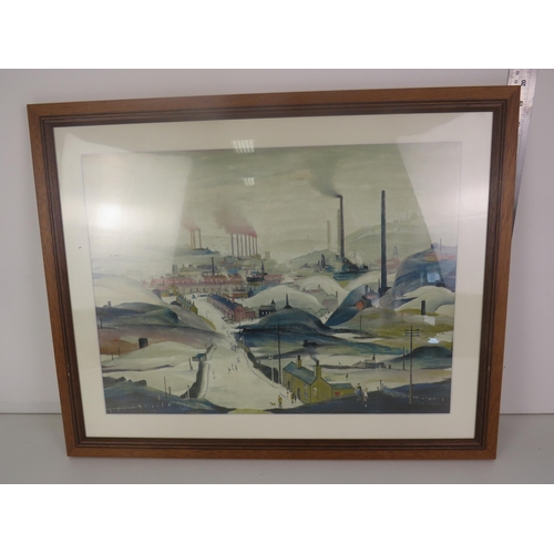 335 - 4 x FRAMED LOWRY PRINTS, 