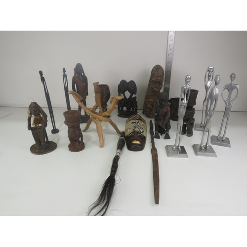 338 - LARGE SELECTION OF AFRICAN FIGURES