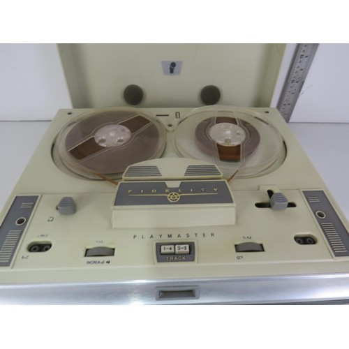 294 - 1960'S FIDELITY PLAYMASTER REEL TO REEL WITH CABLE IN WORKING ORDER