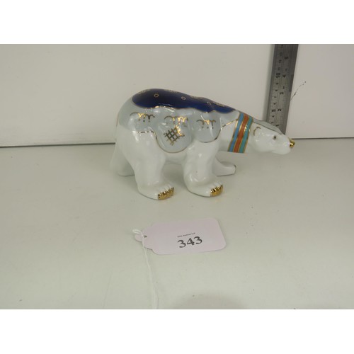 343 - BELLWOOD LINCHMERE POLAR BEAR FIGURINE