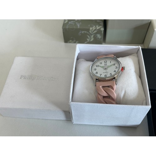 392 - 9x BOXED WATCHES TO INCLUDE SEKONDA, PHILIP MERCIER ETC