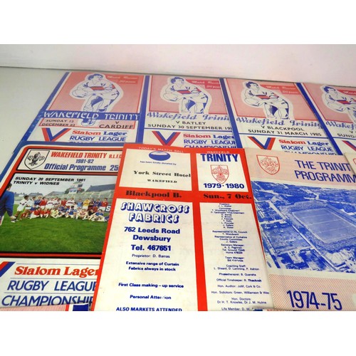 131 - 50 x RUGBY LEAGUE PROGRAMMES