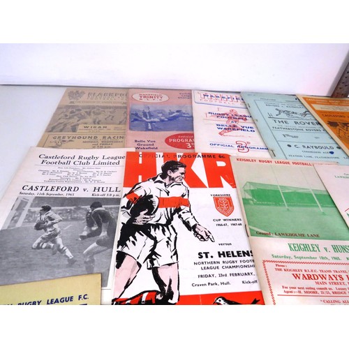 133 - 50 x RUGBY LEAGUE PROGRAMMES