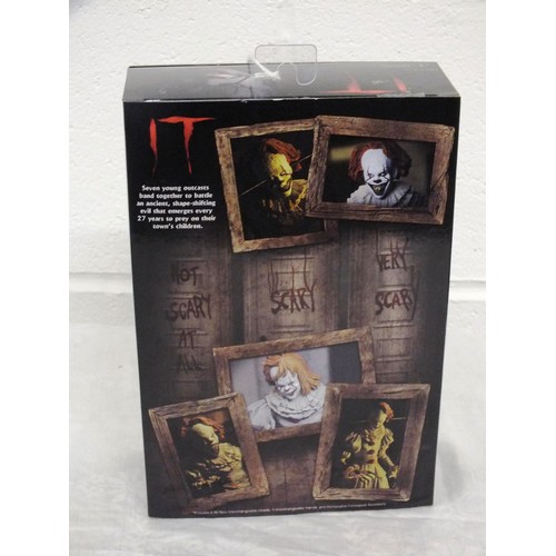 2 - NECA IT WELL HOUSE PENNYWISE CLOWN ACTION FIGURE - Boxed as New