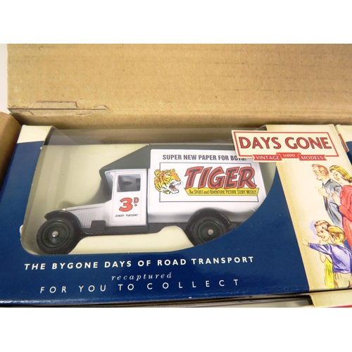 54 - BOXED SET OF DAYS GONE DIECAST ADVERTISING VANS