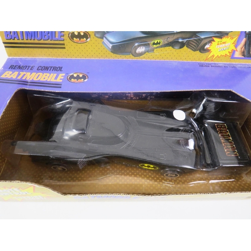 55 - BATMAN REMOTE CONTROL BATMOBILE- BOXED