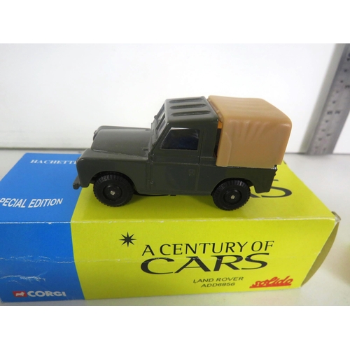 58 - 14 x HACHETTE SPECIAL EDITION- A CENTURY OF CARS ALL BOXED INCLUDES AUSTIN A35, LAND ROVER, MINI COO... 