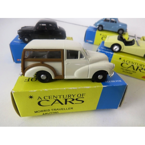 58 - 14 x HACHETTE SPECIAL EDITION- A CENTURY OF CARS ALL BOXED INCLUDES AUSTIN A35, LAND ROVER, MINI COO... 