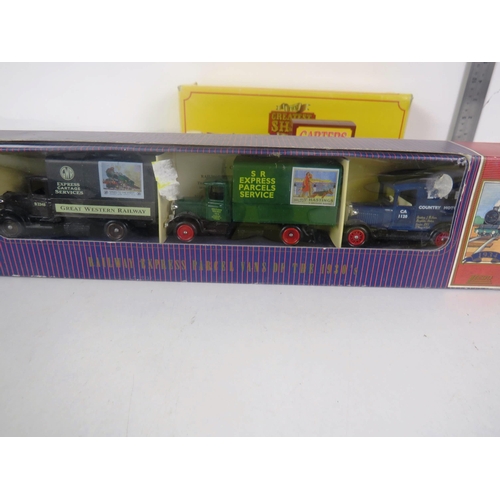 70 - 3 x BOXED DIECAST INCLUDES CARTERS FODDEN GENERATOR AND LOW LOADER AND FUNNY ACTION CROCODILE TOY